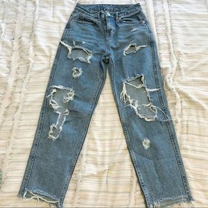 ASOS High waisted mom jean size 24/25